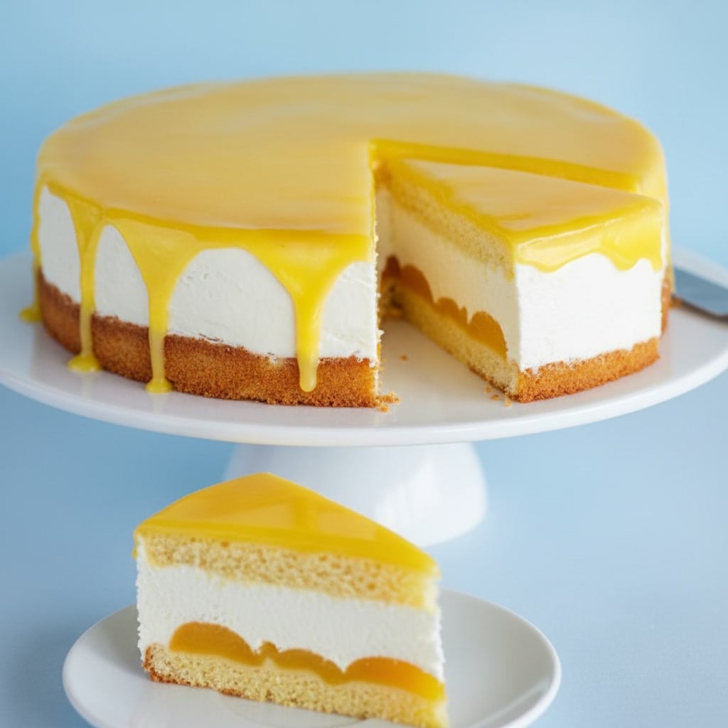 albstark Kuchen – cremiger Joghurtkuchen mit Zitronenguss